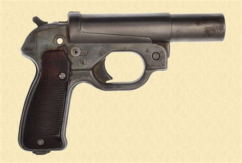 One has matching serial numbers on the entire gun, which makes it more valuable. . German flare gun markings
